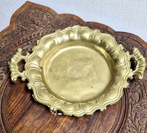 Plateau en laiton pour restaurant, plateau de service décoratif robuste, vaisselle en métal de qualité supérieure pour banquets, traiteur, hôtellerie - Product Image 3