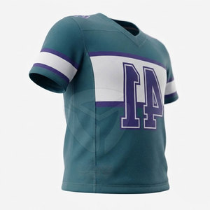 Maillot de football personnalisé pour hommes, couleurs d'équipe personnalisées, numéro et nom du joueur, avec tissu pour les entraînements, les matchs et les événements sportifs - Product Image 2