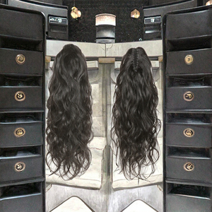 Extensiones de Cabello Humano Natural Virgen Remy Indio DAKSHA de Doble Trama, Liso, de Alta Calidad, con Puntas Completas, Personalizadas, ¡Gran Venta! - Product Image 2