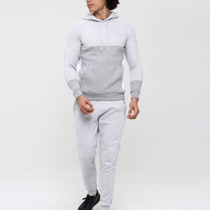 Smooth active <b>men</b> tracksuit cotton blend breathable fabric full sleeve <b>jacket</b> and trousers for travel casual and daily wear - Product Image 5