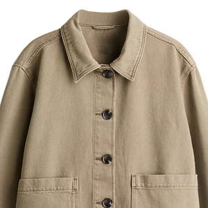 Veste en jean pour femme, décontractée, à manches longues, boutonnée, coupe ajustée, légère, streetwear, pour le printemps, l'automne, usage quotidien - Product Image 3