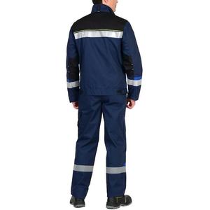 Combinaisons de sécurité pour hommes à prix de gros, combinaisons réfléchissantes personnalisées, vêtements de travail industriels, résistantes à l'huile, pour mécaniciens, fabriquées au Bangladesh - Product Image 2