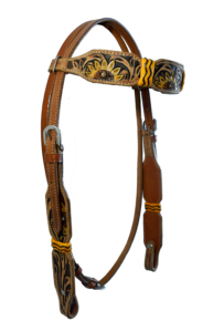 Bridon en cuir occidental de haute qualité, style western, couleur marron, sculpté à la main, fabriqué par un exportateur 579 - Product Image 3