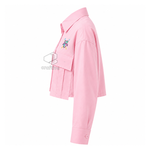 Chemise de travail formelle pour femmes Gamma Phi Delta, chemisier professionnel à boutons pour les réunions d'affaires et le port au bureau - Product Image 3