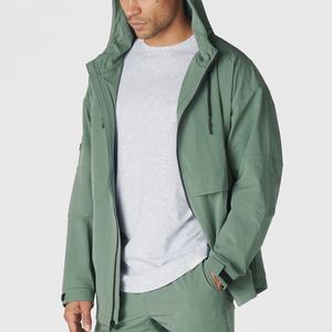 Chaqueta Cortavientos de Fútbol para Hombre, Transpirable, de Secado Rápido, 100% Poliéster, Uniforme de Entrenamiento con Cierre de Cremallera, Venta al Por Mayor - Product Image 2