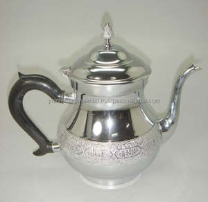Théière marocaine en argent arabe - Product Image 1