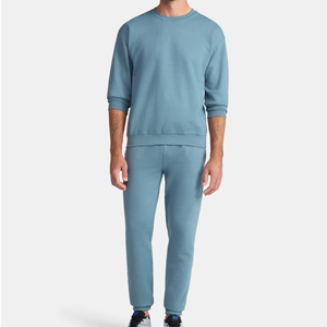 Sudadera de pana para hombre con orificio para el pulgar, jersey de entrenamiento de alto rendimiento, manga larga, top deportivo atlético con agarre, ropa exterior deportiva. - Product Image 5
