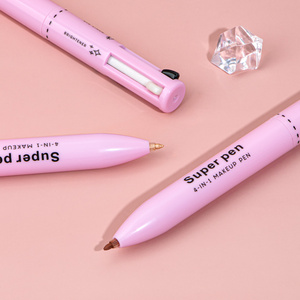 Stylo Eyeliner 4-en-1 4 Couleurs Imperméable Longue Tenue Multi-usages Maquillage Marque Privée OEM ODM - Product Image 5