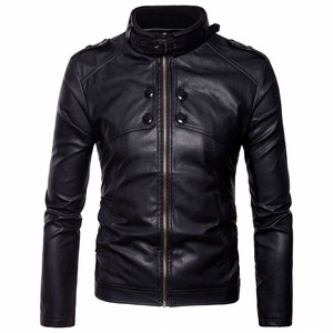 Fashion <b>Men</b> Black <b>Leather</b> <b>Jacket</b> <b>men</b> <b>Leather</b> <b>Jackets</b> Good Quality And Comforetable <b>Leather</b> <b>Jacket</b> For <b>Man</b> - Product Image 3