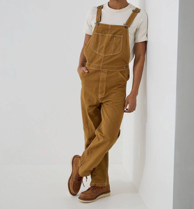 Overoles de Mezclilla para Hombre, Ajustables, Ecológicos, con Bolsillos Utilitarios, Duraderos, de Algodón, para Trabajo, Casuales, para Exteriores y Granja - Product Image 3