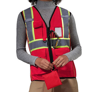 Chaleco de Seguridad para Mujer de Alta Calidad al por Mayor, con Tiras Reflectantes, Visibilidad Mejorada, Costuras Reforzadas, Chaleco de Seguridad para Bomberos - Product Image 6