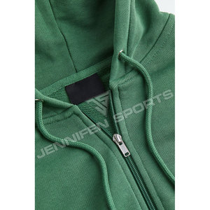 Sudaderas con Capucha Casuales de Invierno para Hombre, con Logotipo Personalizado, Gruesas, Oversize, con Hombros Caídos, Cierre de Cremallera, Transpirables y de Color Sólido - Product Image 2