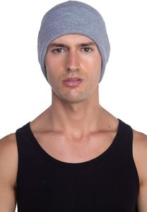 Unisex Cuffed <b>Beanie</b> <b>Hat</b> for <b>Men</b> Women, Plain Knitted Skull Cap, Soft Stretch Winter Warm Knit <b>Hat</b> - Product Image 4