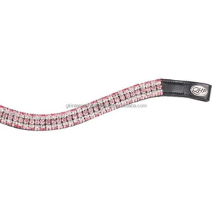กำไลข้อมือหนังรูปม้าประดับเพชรดีไซน์ล่าสุด - Product Image 3