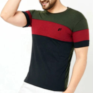Camisetas Casuales de Algodón para Hombre al por Mayor, Cuello Redondo, Suaves y Transpirables para Uso Diario, Diseño Personalizado, Pedido al por Mayor, Camisetas Lisas de Moda - Product Image 4