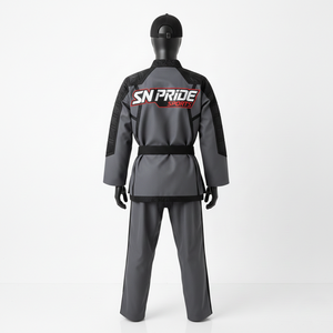 Ventes en gros de kimonos de Jiu-jitsu personnalisés / Combinaisons Bjj Gi, combinaisons de Jiu-jitsu brésiliennes, uniformes de judo gris, uniformes d'arts martiaux, uniformes de taekwondo - Product Image 5
