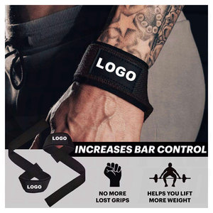 Weight Lifting <b>Straps</b> with Palm Guard for Strength Training Unisex Durable Gym Wrist Support Anti Slip Grip Enhancement Deadlift - Product Image 6