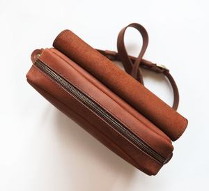 Bolso Bandolera de Cuero Hecho a Mano con Logotipo Personalizado, Bolso de Hombro Marrón, Correa Reforzada Suave y Duradera para el Uso Diario - Product Image 2