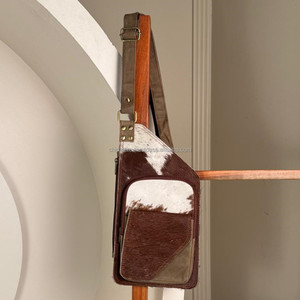 Haute qualité en cuir de vachette véritable Style sacs de voyage décontracté croix corps poitrine sac Logo personnalisé mode sacs à main pour femme - Product Image 4