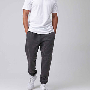Pantalons de survêtement pour hommes de qualité supérieure, grammage lourd, contraste de couleurs, fabriqués avec les meilleurs matériaux en gros - Product Image 2