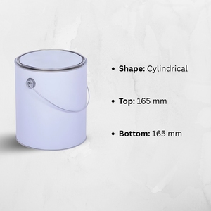 Boîtes de conserve cylindriques pour peinture et produits chimiques - 165 mm - Product Image 2