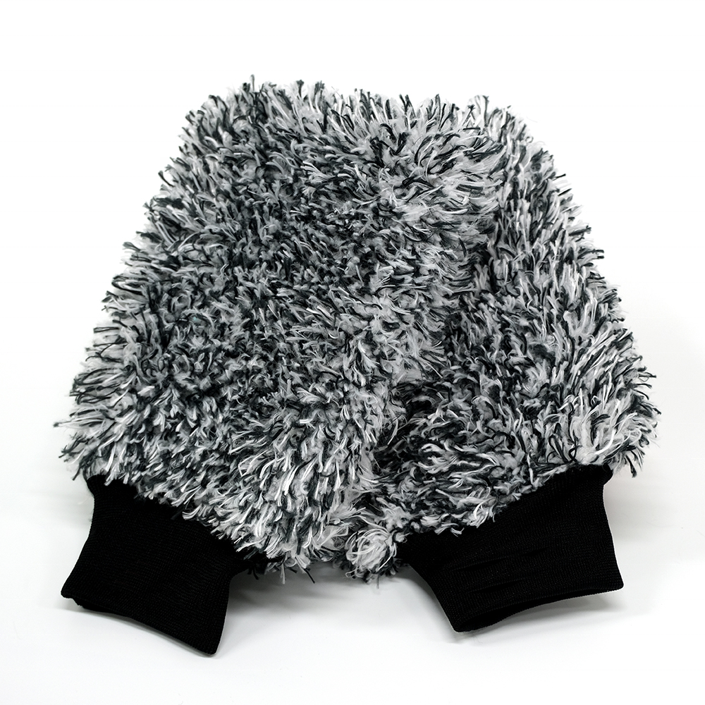 Корейская Роскошная варежка из микрофибры для мытья автомобиля, длинный ворс/без царапин/20 мм высокий ворс/Очищающая микрофибра