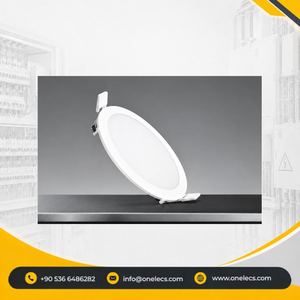 Modern 6500K <b>LED</b> Panel <b>Light</b> with Flush-Mounted Design 3W Portable <b>Round</b> <b>Ceiling</b> <b>Light</b> IP20 Rated CRI80 Plastic Indoor Lighting - Product Image 2