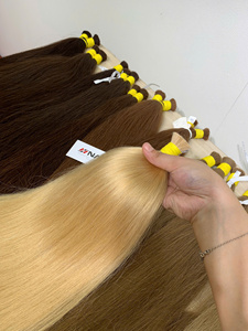 Extensiones de Cabello Natural Rubio Liso de 100g, Precio al por Mayor, Cabello Humano Virgen Vietnamita de Primera Calidad, Super Doble Trama, Todos los Colores 60 - Product Image 5