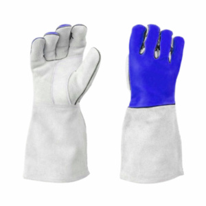 Guantes de Soldadura TIG de Cuero Reforzado con Logotipo Personalizable, Protección de Manos para Seguridad Industrial y Bomberos - Product Image 5