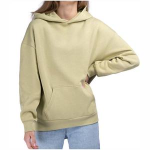 Hoodies Tendance Oversize Nouveau Style Coton Sportswear Décontracté Uni Épaules Tombantes pour Femme Prix Abordable 2026 - Product Image 3