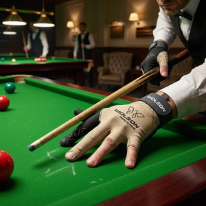 Guantes de Billar y Snooker Wilson Industry Premium, de Poliéster/Lycra, Tres Dedos, Ligeros, Antideslizantes, Cómodos y Elásticos - Product Image 5