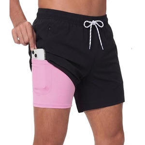 Contrast Binding Woven <b>Polyester</b> Men's <b>Shorts</b> Nylon elastic AOP Print Swim <b>Shorts</b> Quick Dry Casual supplier from Bangladesh - Product Image 1