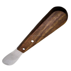 Espátula de precisión mundial para yeso dental, herramienta de mezcla de alginato de acero inoxidable con mango de madera, herramienta de laboratorio Clase I, manual - Product Image 2