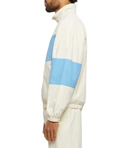 Coupe-vent décontracté personnalisé pour hommes 100% coton polyester taille plus ensemble de jogging veste technique imprimée sport cargo fabriquée - Product Image 4