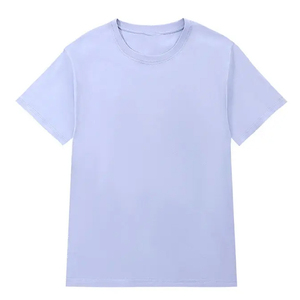 เสื้อยืดคอกลมแขนสั้นสีเทาเข้มสำหรับผู้ชาย ทรงปกติ สีพื้น ผ้าถัก สวมใส่สบายๆ - Product Image 6