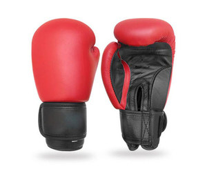 Guantes de Boxeo de Cuero Rojo Zipro Industries Personalizados al por Mayor con Cierre de Velcro en la Muñeca para Adultos, Diseño de Correa Ajustable - Product Image 3