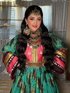 ชุดสัลวาร์ คามีซ งานแฮนด์เมดคุณภาพสูงสไตล์อัฟกานิสถานสำหรับผู้หญิง ผ้าวิสโคสพิมพ์ลายดิจิทัล ชุดเดรสวินเทจสำหรับฤดูร้อนที่ดีที่สุด 9000 - Product Image 3