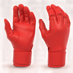 Gants de frappeur de baseball professionnels personnalisés en cuir de vachette souple, paume antidérapante avancée, légers et durables pour adultes - Product Image 2