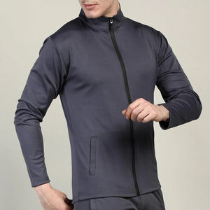 Chaqueta Deportiva Delgada para Hombre, OEM, con Tela Elástica Frontal, Transpirable, de Secado Rápido, Ropa Deportiva Personalizable de Alta Calidad - Product Image 2