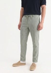 Pantalones de Verano Ligeros de Cintura Media para Hombre Stripped Lenin ODM - Product Image 2