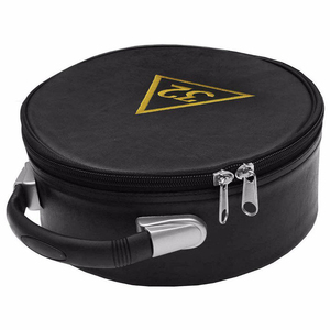 Knights Templar Commandery Crown Cap <b>Case</b> Elegant Black Design <b>Masonic</b> Regalia High Quality Embroidered Customized New Hat <b>Cases</b> - Product Image 1