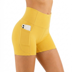 Shorts de compression pour femmes, séchage rapide, sport, fitness, entraînement, gym, taille haute, effet push-up, yoga - Product Image 2