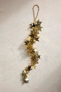 Golden <b>Star</b> Shape Metal Christmas Garland Luxury Handicraft Decorations - Product Image 1