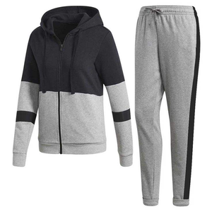 Wholesale Mens Polyester Tracksuit With Zipper <b>Jacket</b> And Elastic Waist Pants Lightweight Breathable Fitness <b>Workout</b> Sports Suit - Product Image 4