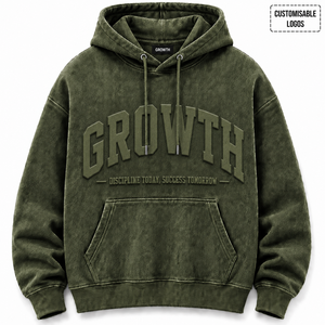HIGH QUALITY <b>Three</b>-dimensional 3D Embossed Winter Hoodie Custom Logo Pure 100% Cotton Embroidery Oversized Streetwear Hoodies - Product Image 1