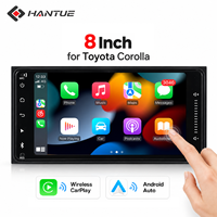 Autoradio Android HANTUE universel 8 pouces pour Toyota Corolla, lecteur MP5 WiFi, écran tactile, CarPlay, FM/RDS, navigation GPS, unité principale