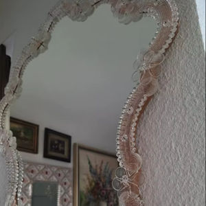 Miroir vénitien vintage en verre de Murano fait à la main - Product Image 1