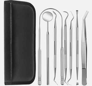 Kit de Limpieza Dental, Removedor de Placa Multifuncional, Herramientas de Cuidado Bucal, Raspador de Dientes de Acero Inoxidable de Dentavex - Product Image 4