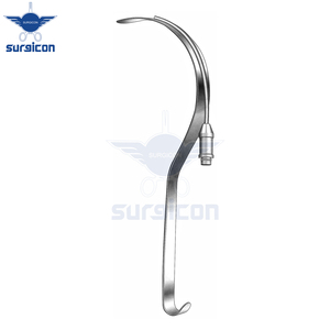Retractor Deaver de 33 cm (13 Pulgadas) de Ancho y 25 mm con Iluminación de Fibra Óptica, Retractor Quirúrgico Reutilizable de Acero Inoxidable - Product Image 6