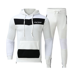 Hot Selling Fashionable Slim Fit <b>Men</b> Tracksuit Training Wear Comfortable <b>Pullover</b> <b>Men</b> Tracksuit - Product Image 1